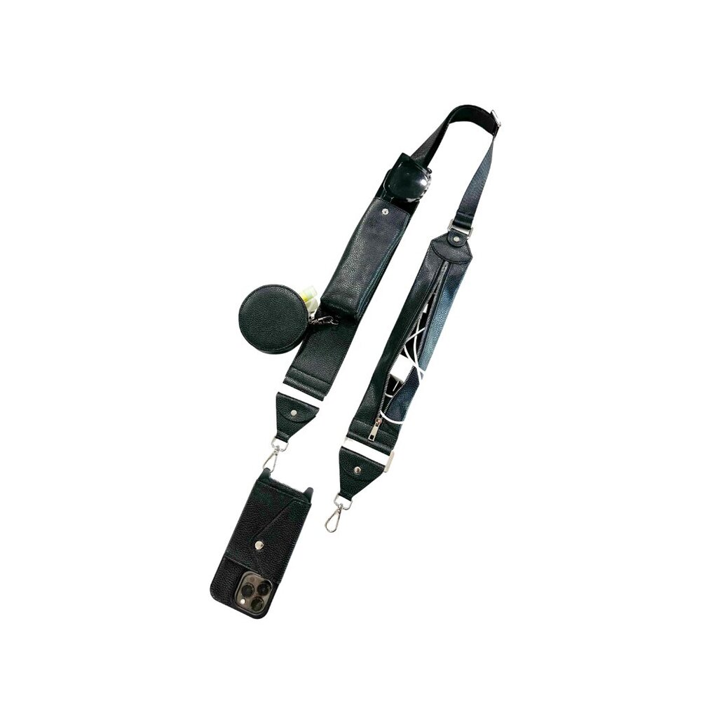 iPhone Case with Utlity Crossbody Strap With Bonus Striped Strap - Picture 3 of 7